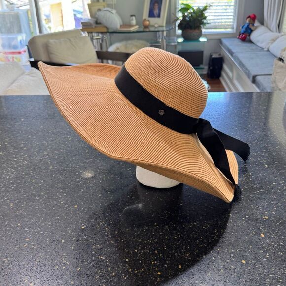 Florabella Sarita Brown Multi Wide Brim Hat - Picture 4 of 12